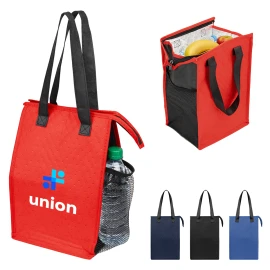 Product: Dimples rPET Non-Woven Cooler Tote Bag