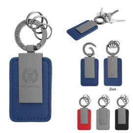 Product: Leatherette Carabiner Clip Key Tag