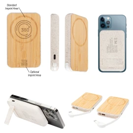 Product: Mag Max Bamboo Wireless Charger Power Bank