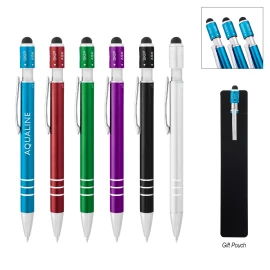 Product: Recycled Aluminum Spin Game Top Pen With Stylus