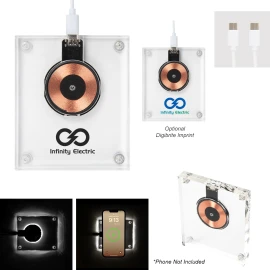Product: 15W Acrylic Light Up Wireless Charger