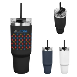 Product: 40 Oz. Full Color Naomi Intrepid Stainless Steel Tumbler