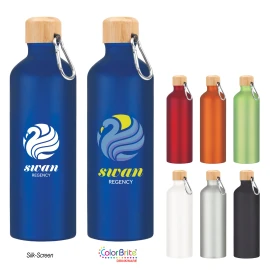 Product: 25 Oz. Aluminum Tundra Bike Bottle With Bamboo Lid