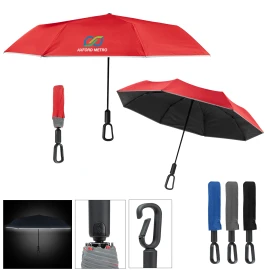 Product: 46" Arc Reflective Umbrella With Carabiner Handle