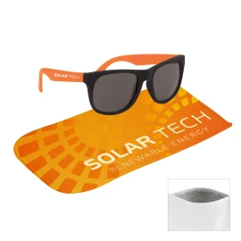 Product: Rubberized Sunglasses With Rpet Microfiber Sunglass Pouch