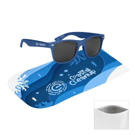 Product: Malibu Sunglasses With Rpet Microfiber Sunglass Pouch