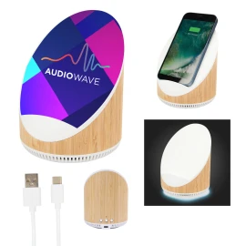 Product: Edgewood Bamboo Speaker & Wireless Charger