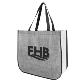 Product: Hadley Heathered Non-Woven Tote Bag