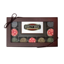 Product: Custom Printed Chocolate Bar With 9 Truffles