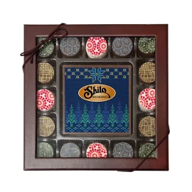 Product: Custom Printed Chocolate Bar With 16 Truffles