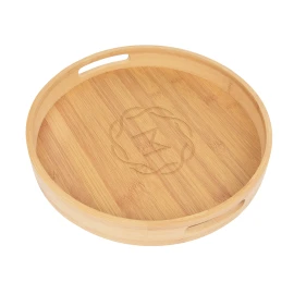 Product: Bamboo Serving Tray With Handles