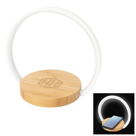 Product: Bamboo Wireless Charger Night Light