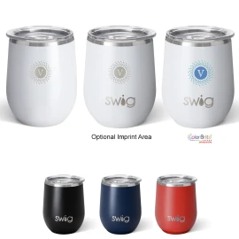 Product: 12 Oz. Swig Life™ Stainless Steel Stemless Wine Tumbler
