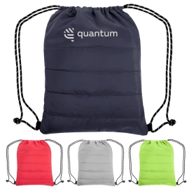 Product: Puffy Quilted Drawstring Bag