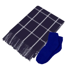 Product: Charleston Throw & Fuzzy Socks Set