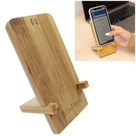 Product: Bamboo Wireless Charger Phone Stand