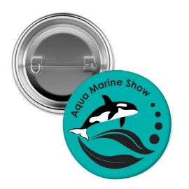 Product: 2 ¼" Full Color Pin Back Button