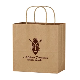 Product: Kraft Paper Brown Wine Bag - 13" x 13"
