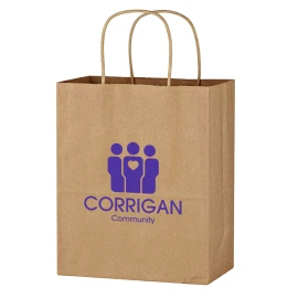 Product: Kraft Paper Brown Wine Bag - 13" x 17"
