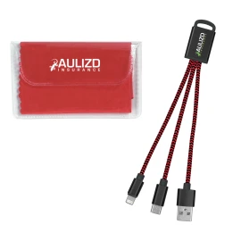 Product: Braided Charging Buddy & Micro Fiber Cloth Set