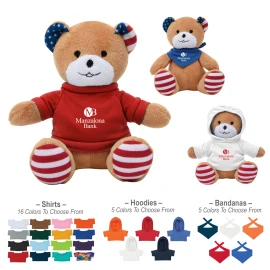 Product: 6" Patriotic Bear