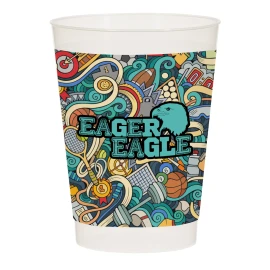 Product: 10 Oz. Full Color Frost Flex Cup
