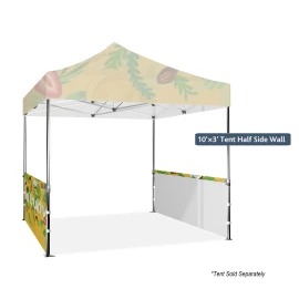 Product: 10' x 3' Half Tent Wall - Set of 2