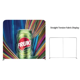 Product: 8' Straight Tension Fabric Display