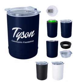 Product: 2-In-1 Copper Insulated Beverage Holder And Tumbler