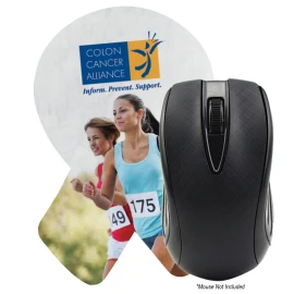 Product: Ribbon Shaped Dye Sublimated Computer Mouse Pad