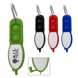 Product: Push Pop Pen With Carabiner
