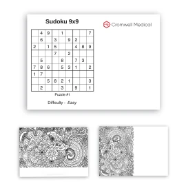Product: Post-it Custom Printed Coloring Pad - 25 Sheets