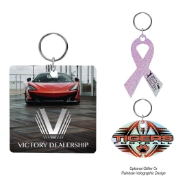 Product: Acrylic Key Tag - Custom Shape 4"