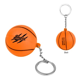 Product: Basketball Stress Reliever Keychain