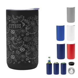 Product: 12 Oz. Full Laser 4-In-1 Double Walled Can Cooler