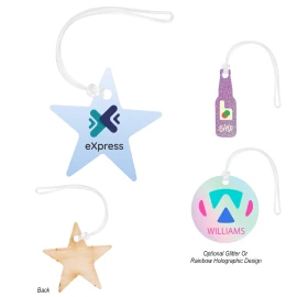 Product: Full Color Wood Bag Tag - 5"