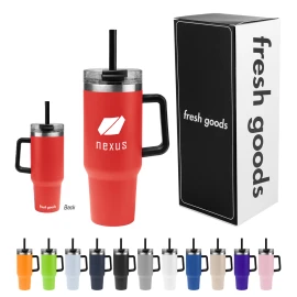 Product: Fresh Goods 40 Oz. Intrepid Stainless Steel Tumbler