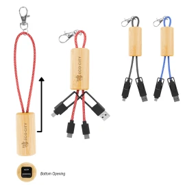 Product: Bamboo Slider Multi-Chargin Cables