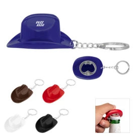 Product: Cowboy Hat Bottle Opener Keychain