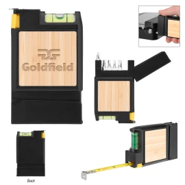 Product: Bruce 7-In-1 Bamboo Multi-Tool Tape Measure