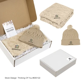 Product: Bundle Up Beanie & Blanket Gift Set