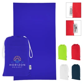 Product: Sand-Free rPET Beach Towel With Pouch