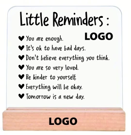 Product: Clear Desk Plaque- Full color- with base