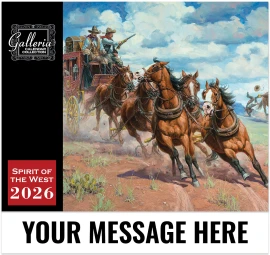Product: Galleria Wall Calendar 2026 Spirit of the West