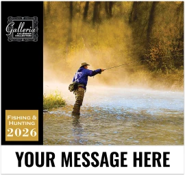 Product: Galleria Wall Calendar 2026 Fishing and Hunting