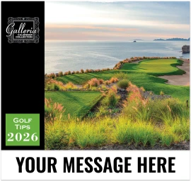 Product: Galleria Wall Calendar 2026 Golf Tips