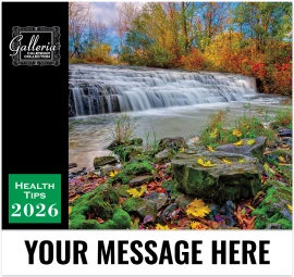 Product: Galleria Wall Calendar 2026 Health Tips