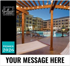 Product: Galleria Wall Calendar 2026 Homes