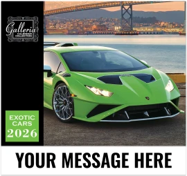 Product: Galleria Wall Calendar 2026 Exotic Cars (English)