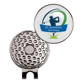 Product: Golf Hat Clip w/Full Color Ball Marker